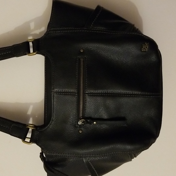 The Sak Leather Shoulder Bag w/Free Wallet - Picture 2 of 14